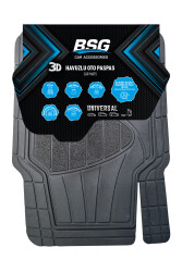 Universal 3D Havuzlu Siyah 5 Parça Tüm Araçlara Uyumlu Paspas - BSG